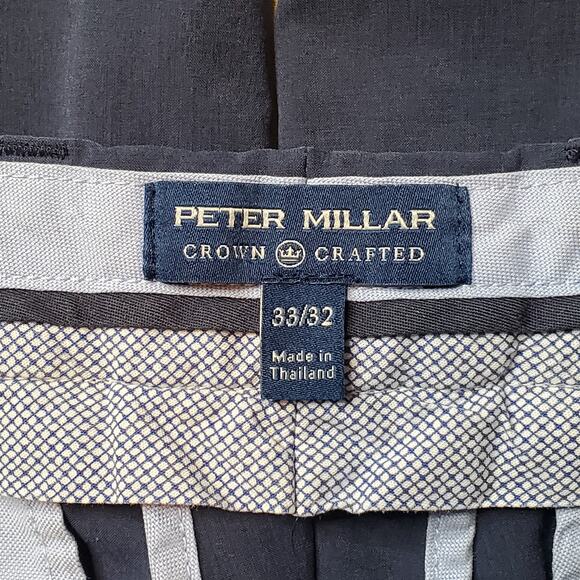 Peter Millar Men's Size 33X32 Surge Performance Trouser Navy MA22EB540FB - Picture 7 of 9